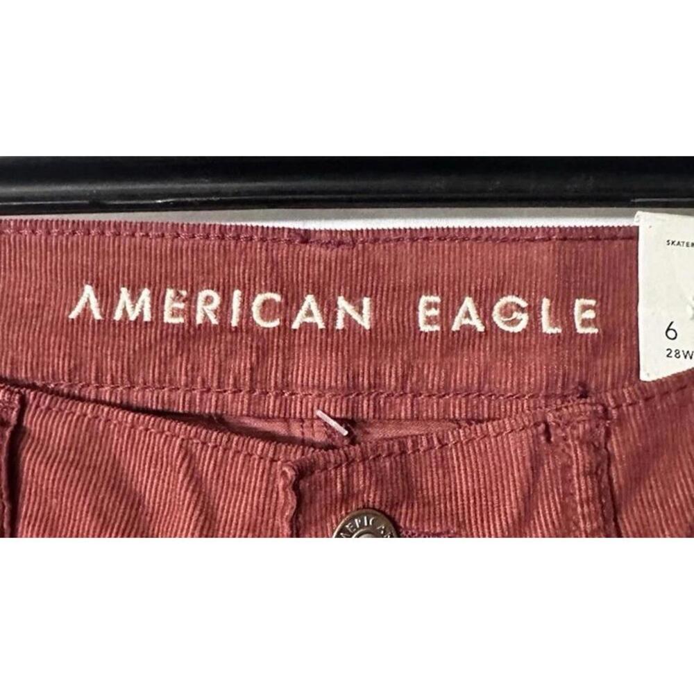 NWT American Eagle Outfitters AEO Womens Skater Corduroy Pants Size 6 Short - Picture 5 of 12